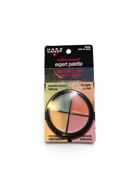 Hard Candy Color Correct Expert Palette - Green, Peach, Yellow, Pink Creams